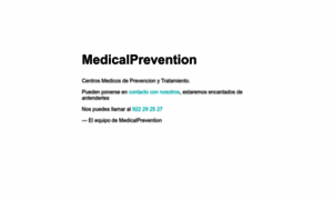 Medicalprevention.es thumbnail