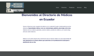 Medicosenecuador.com thumbnail