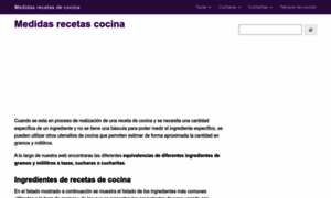 Medidasrecetascocina.com thumbnail