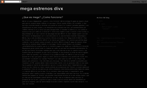Megaestrenosdivx.blogspot.com thumbnail