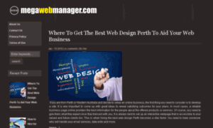 Megawebmanager.com thumbnail