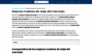 Mejoresmaletasdeviaje.com thumbnail