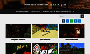 Mejoresmodsminecraft.site thumbnail