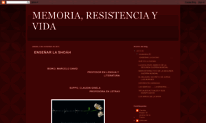 Memoriaresistenciayvida.blogspot.com thumbnail