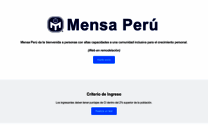 Mensa.pe thumbnail