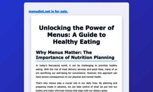 Menudiet.net thumbnail