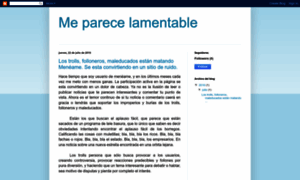 Meparecelamentable.blogspot.com thumbnail