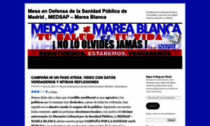 Mesaendefensasanidadpublica.wordpress.com thumbnail