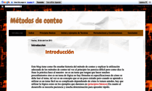 Metodosdeconteoaaj.blogspot.mx thumbnail