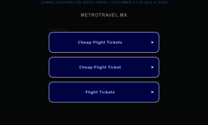 Metrotravel.mx thumbnail