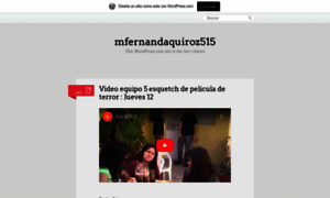 Mfernandaquiroz515.wordpress.com thumbnail