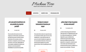 Michanforo.net thumbnail