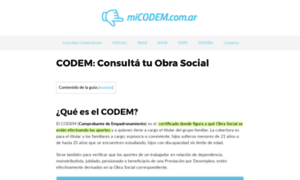 Micodem.com.ar thumbnail