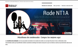 Microfonosdecondensador.com thumbnail