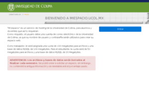 Miespacio.ucol.mx thumbnail
