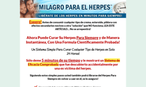Milagroparaelherpes.com thumbnail