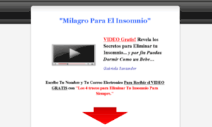 Milagroparaelinsomnio.com thumbnail