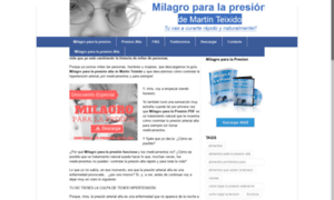 Milagroparalapresionalta.com thumbnail