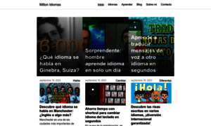Miltonidiomas.es thumbnail