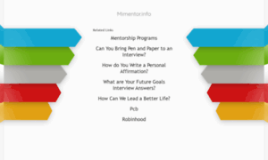 Mimentor.info thumbnail