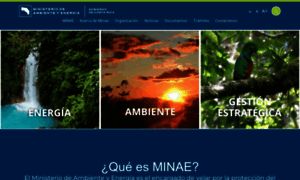 Minae.go.cr thumbnail