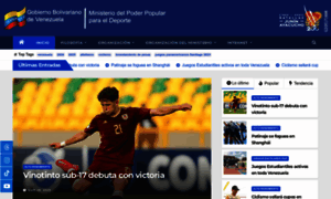 Mindeporte.gob.ve thumbnail