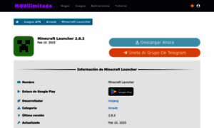 Minecraft-launcher.modilimitado.io thumbnail