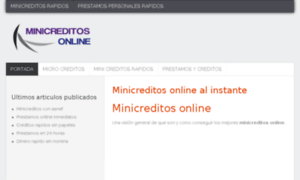 Minicreditosonline.net thumbnail