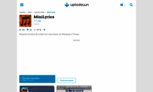 Minilyrics.uptodown.com thumbnail