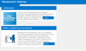 Ministeriocl.com thumbnail