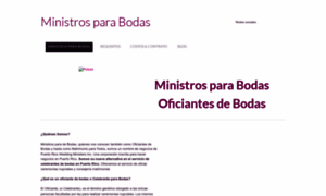 Ministrosparabodas.com thumbnail
