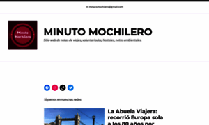 Minutomochilero.org thumbnail