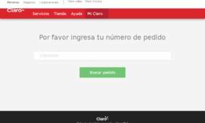 Mipedido.claro.com.pe thumbnail