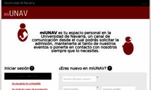 Miportal.unav.edu thumbnail