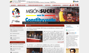Misionsucre.gov.ve thumbnail
