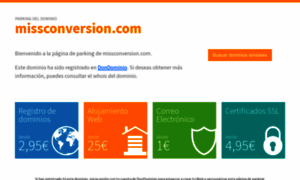Missconversion.com thumbnail