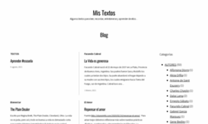 Mistextos.wordpress.com thumbnail