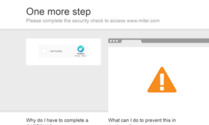 Mitel.com thumbnail