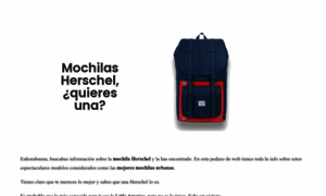 Mochilaherschel.com thumbnail