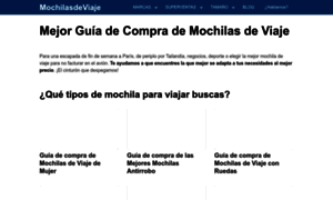Mochilasdeviaje.online thumbnail