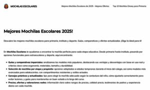 Mochilasescolares365.es thumbnail