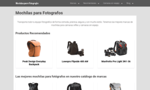 Mochilasparafotografos.com thumbnail