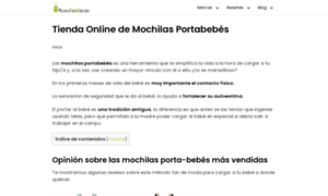 Mochilasportabebes.info thumbnail