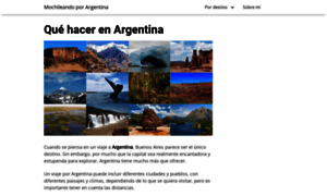 Mochileandoporargentina.com thumbnail