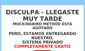 Mockingbirdmethodesp.com thumbnail