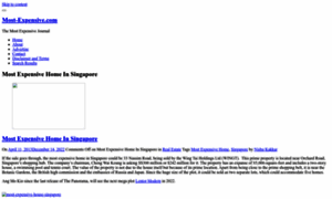 Most-expensive.com thumbnail
