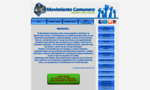 Movimientocomunero.com.ar thumbnail