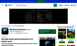 Mp3-music-download.softonic.com thumbnail