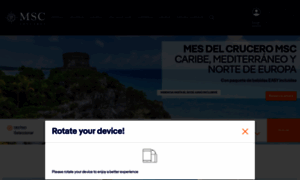 Msccruceros.com thumbnail