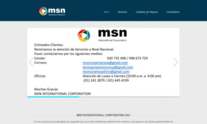 Msncorp.pe thumbnail